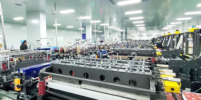 揭阳复森汽车制造有限责任公司(AI智能站)制(zhì)袋車間